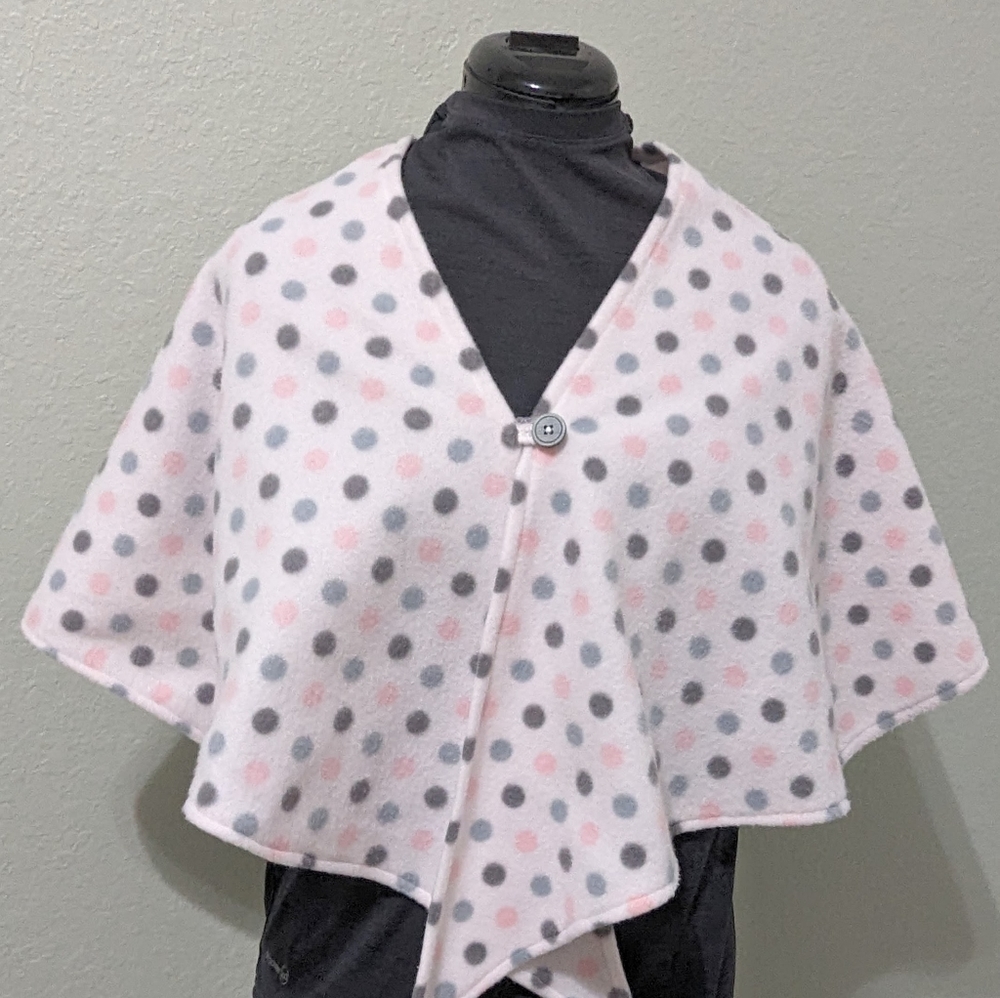Cropped Cape Polka Dot